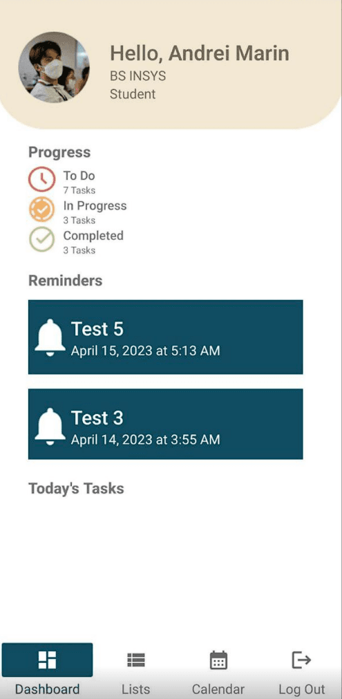 Screenshot of DLSU Study Bud
